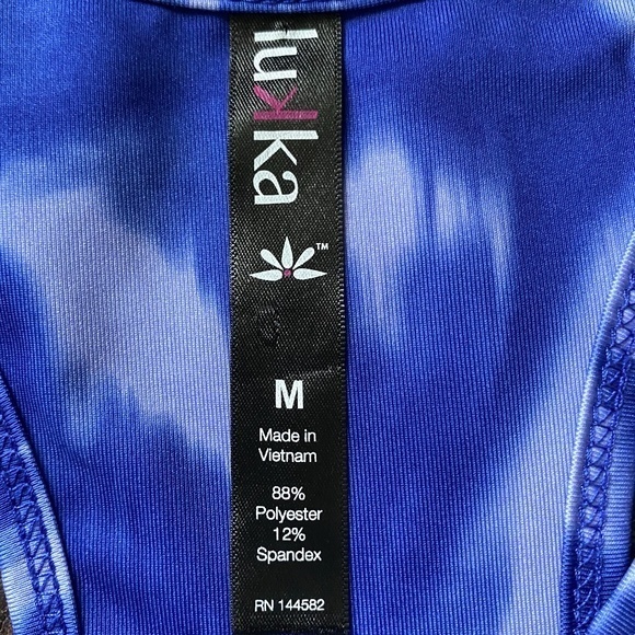 Lukka Tie Dye Racerback Activewear Tank Sz. M‎ - Picture 6 of 7